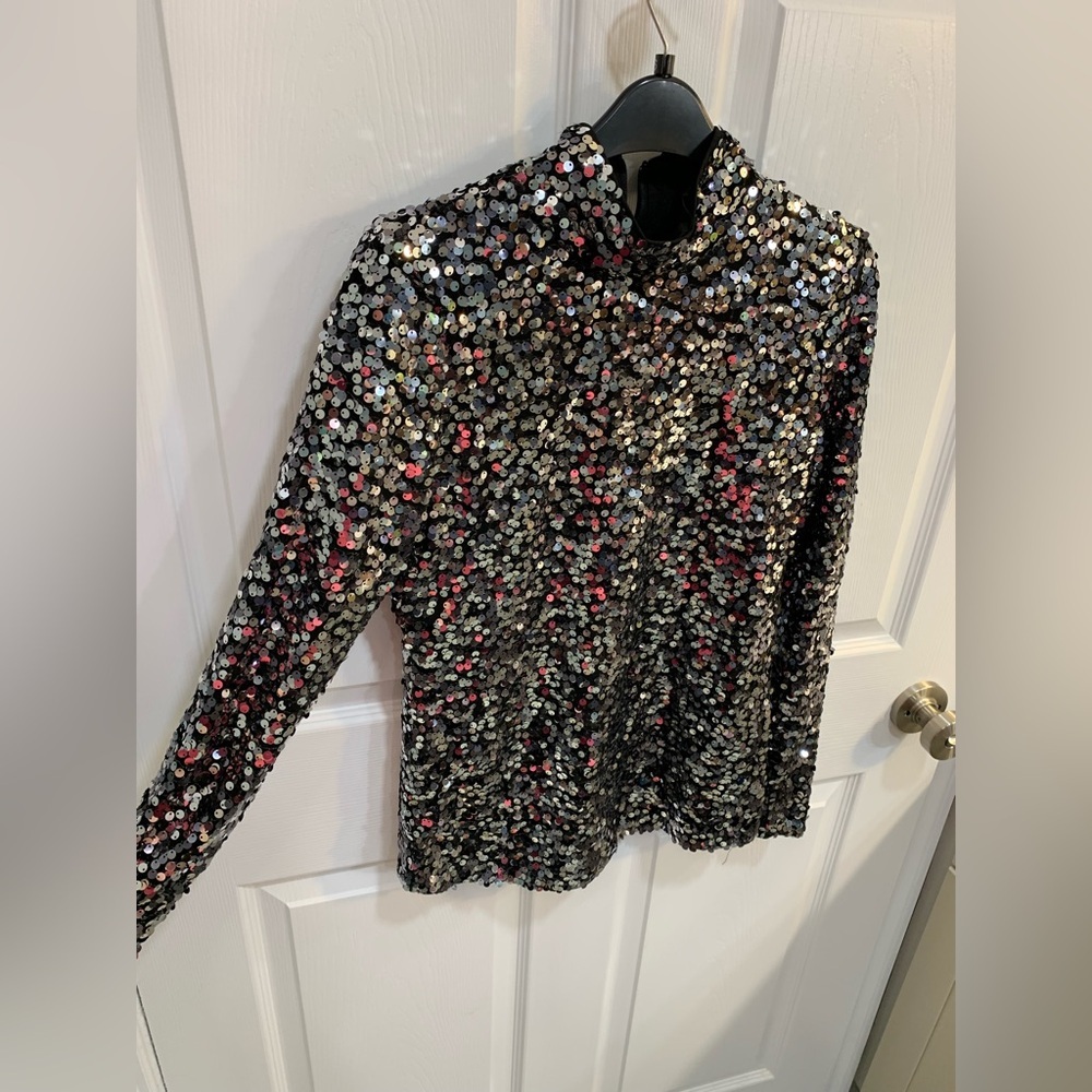 H&M Sequence Blouse Size Small - image 3